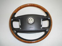 Original VW Phaeton 3D Lenkrad Holzlenkrad Leder Multifunktionslenkrad 3D0419091R