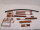 Volkswagen Phaeton 3D HOLZ Satz Dekorleiste Zierleiste Leiste Kastanien 3D4867101F