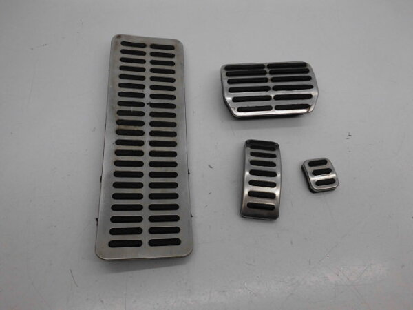 Original VW Phaeton 3D Fußstütze Pedalset Pedalkappen Pedale Trittbrett Edelstahl 3D1864675