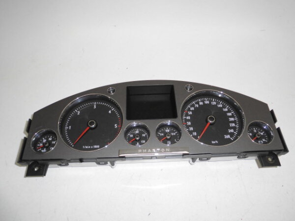 Original VW Phaeton 3D Tacho Kombiinstrument Tachometer 3D0920885K