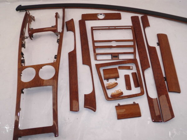 Original VW Phaeton 3D Satz Holzdekorleisten Dekorleisten Holzleisten Eukalyptus