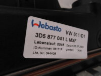 Original VW Phaeton 3D Schiebedach Glasschiebedach 3D5877041L 3D0959591D