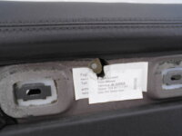 Original VW Phaeton 3D Türverkleidung hinten links LEDER ROLLO 3D4867211AN