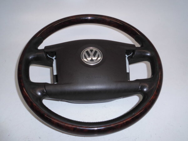 Original VW Phaeton 3D Touareg 7L Lenkrad Holz Nussbaum 3D0419091R