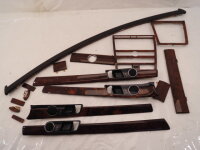 Original VW Phaeton 3D HOLZ Satz Dekorleiste Zierleiste Leiste Nussbaum