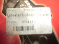 NEU Original  Bremsbel&auml;ge Bremskl&ouml;tze 7701207339